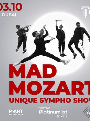 Shop Online Mad Mozart: Unique Sympho Show at Zabeel Theatre in Dubai – Concerts Dubai Masala