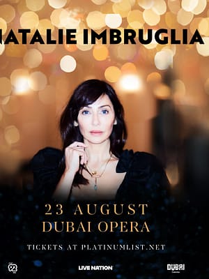 Shop Online Live Nation Middle East Presents Natalie Imbruglia Live at Dubai Opera – Concerts Dubai Masala