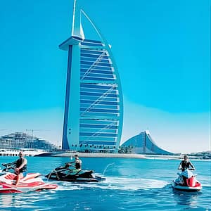 Shop Online 30 Mins Jet Ski Tour Burj al Arab and Burj Khalifa, Dowtown Dubai at Popeye Jetski Rental, Dubai, United Arab Emirates Dubai Masala 5