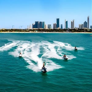 Shop Online Jet Ski Tour Dubai: La Mer – Burj Al Arab- Atlantis for 1h 30min at 2A Street, Dubai, United Arab Emirates Dubai Masala 5