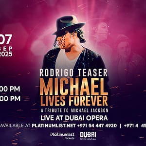 Shop Online Michael Lives Forever by Rodrigo Teaser – A Tribute to Michael Jackson in Dubai Opera – Concerts Dubai Masala 5