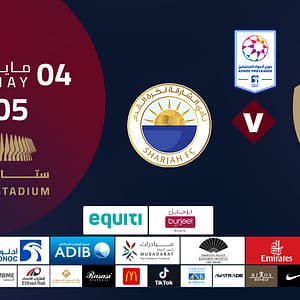 Shop Online Al Wahda FC vs Sharjah FC – Sports Events Dubai Masala 5