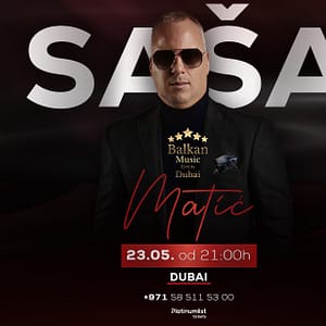 Shop Online Sasa Matić Exclusive Live Concert in Dubai – Concerts Dubai Masala 6