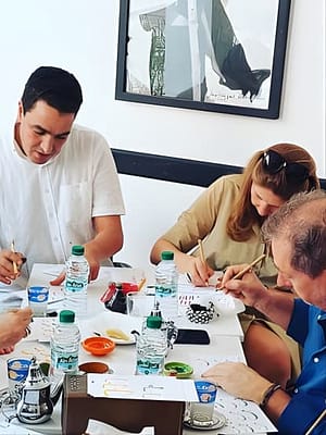 Shop Online Arabic Calligraphy Workshop Marrakech at Musée de Marrakech d’architecture, Marrakesh, Morocco Dubai Masala