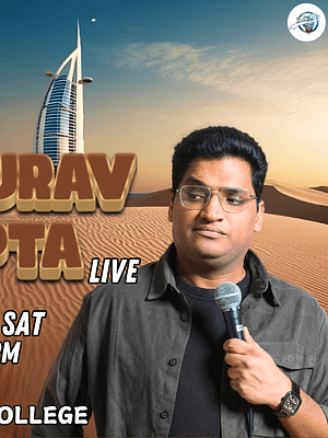 Shop Online Gaurav Gupta Live in Dubai 2025 – Comedy Events Dubai Masala