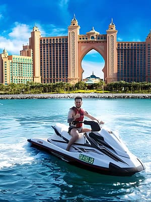 Shop Online Jet Ski Tour Dubai: La Mer – Burj Al Arab- Atlantis for 1h 30min at 2A Street, Dubai, United Arab Emirates Dubai Masala