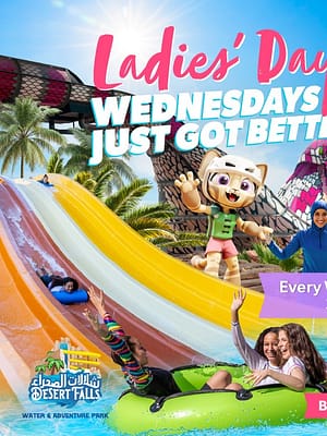 Shop Online Ladies Day at Desert Falls Sea Caves Waterpark – Must-see attractions Dubai Masala