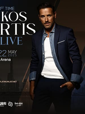 Shop Online Nikos Vertis – The Journey of Sound and Soul World Tour at Coca-Cola Arena in Dubai – Concerts Dubai Masala