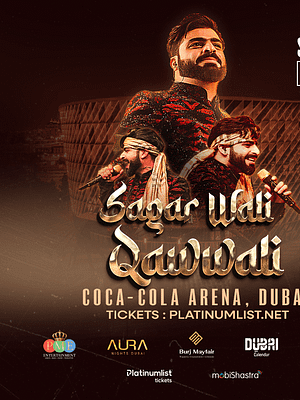 Shop Online Sagar Wali Qawwali Live at Coca-Cola Arena in Dubai – Concerts Dubai Masala
