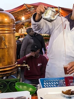 Shop Online Walking Tour in Marrakech Medina by Night at Hôtel Restaurant Café de France, Marrakesh, Morocco Dubai Masala