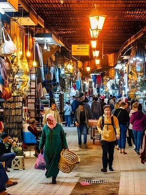 Shop Online tour of marrakech-medina, souks, secret gardens, sights & stories at Argana, Marrakesh, Morocco Dubai Masala