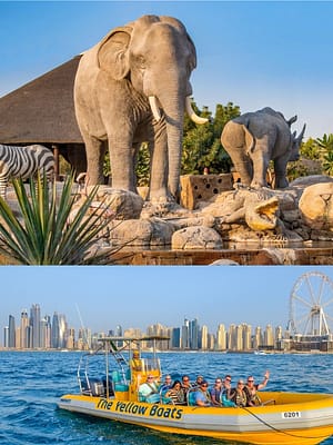 Shop Online 99 Minutes Premium Boat Tour + FREE Emirates Park Zoo – Combo – Attractions Special Offers Dubai Masala