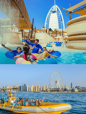 Shop Online 99 Minutes Premium Boat Tour + FREE Wild Wadi – Combo Waterpark – Combos and more adventures Dubai Masala
