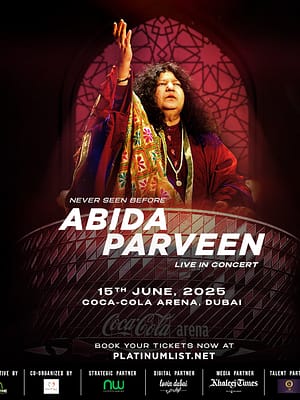 Shop Online Abida Parveen Live at Coca-Cola Arena in Dubai – Concerts Dubai Masala