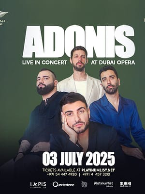 Shop Online Adonis in Dubai – Concerts Dubai Masala