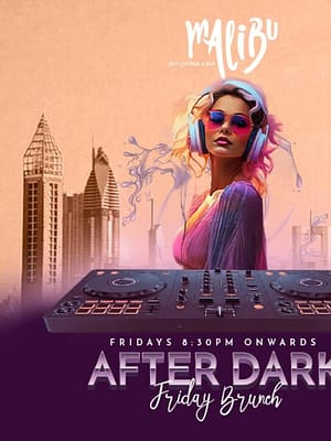 Shop Online After Dark Friday Brunch at Malibu Sky Lounge, Dubai – Dining Experiences Dubai Masala