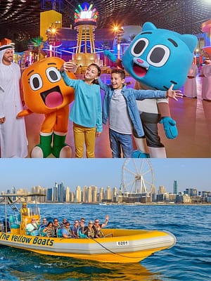 Shop Online Combo: IMG World Of Adventures + FREE 99 Minutes Premium Boat Tour – Combos and more adventures Dubai Masala