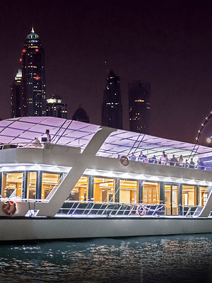 Shop Online Dubai Marina Dinner Cruise with Live Music & Open Bar – Boat Tours and Cruises Dubai Masala