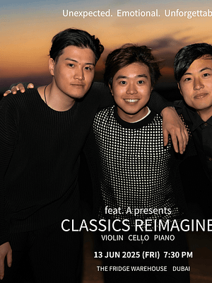Shop Online Feat A Presents: Classical Reimagined Concert at The Fridge in Dubai – Classical Events Dubai Masala