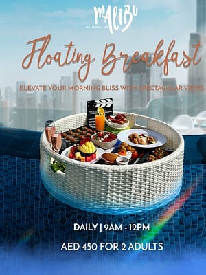Shop Online Floating Breakfast at Malibu Sky Lounge & Bar – Brunches Dubai Masala