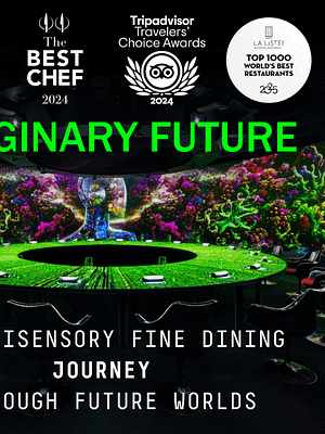 Shop Online IMAGINARY FUTURE Show in KRASOTA Restaurant – Dining Experiences Dubai Masala