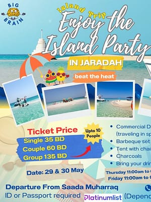 Shop Online Island Trip – Enjoy the Island Party in Jaradah – Nightlife Dubai Masala
