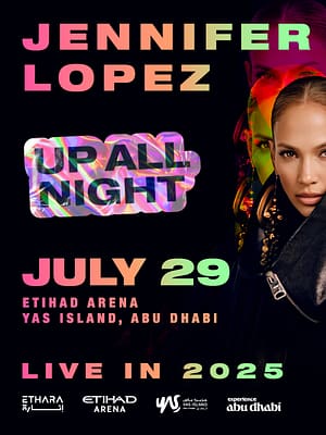 Shop Online Jennifer Lopez: Up All Night Live in 2025 in Abu Dhabi – Concerts Dubai Masala