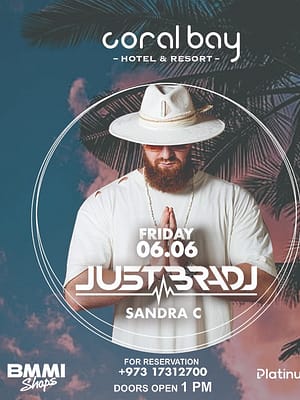 Shop Online Justbrad live at Coral Bay – Nightlife Dubai Masala