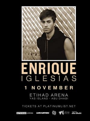Shop Online Live Nation Middle East Presents Enrique Iglesias – Concerts Dubai Masala