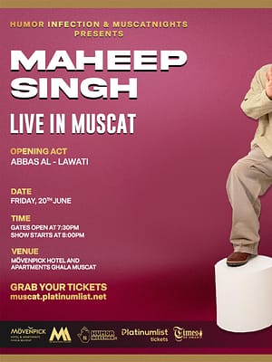 Shop Online Maheep Singh Live In Muscat – Comedy Events Dubai Masala