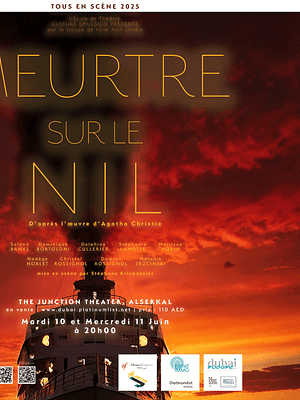 Shop Online Meurtre sur le Nil at The Junction in Dubai – Shows and Theatrical Plays Dubai Masala