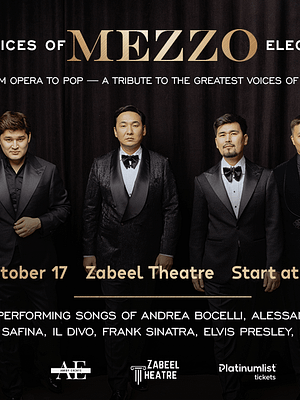 Shop Online Mezzo: Voices of Elegance at Zabeel Theatre in Dubai – Classical Events Dubai Masala