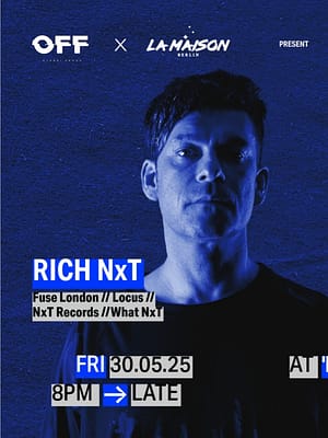 Shop Online OFF x La Maison Berlin Present: UNUM Festival Pre-Party w/ Rich NxT at Teres – JJ’s Irish Restaurant – Nightlife Dubai Masala