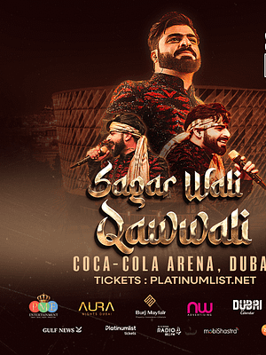 Shop Online Sagar Wali Qawwali Live at Coca-Cola Arena in Dubai – Concerts Dubai Masala