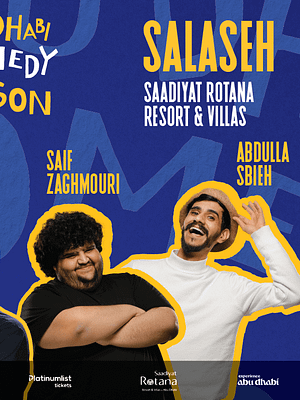 Shop Online Salaseh at Saadiyat Rotana Resort & Villas Ballroom in Abu Dhabi – Comedy Events Dubai Masala