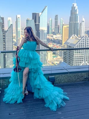 Shop Online Shangri-La Balcony Flying Dress Videography Shoot – Recently Added Experiences Dubai Masala