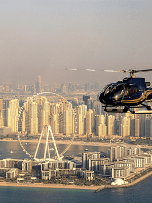 Shop Online Shared Helicopter Tour in Dubai by Falcon Aviation – Air Adventures Dubai Masala