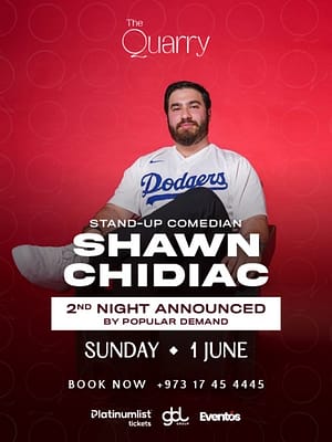 Shop Online Shawn Chidiac Live at The Quarry – Shows and Theatrical Plays Dubai Masala