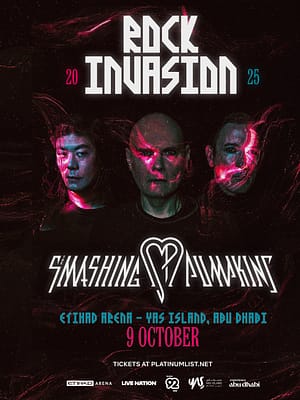 Shop Online Smashing Pumpkins at Etihad Arena in Abu Dhabi – Concerts Dubai Masala