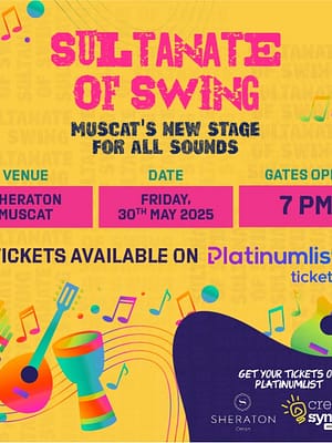 Shop Online Sultanate Of Swing at Sheraton Oman in Muscat – Nightlife Dubai Masala