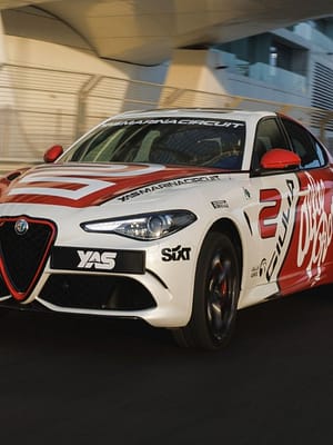 Shop Online Yas Marina Circuit Passenger Ride – Alfa Romeo Guilia Quadrifoglio – Experiences Dubai Masala