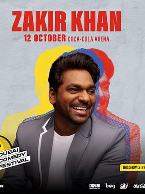 Shop Online Zakir Khan Live at Coca-Cola Arena | Dubai Comedy Festival 2025 – Shows and Theatrical Plays Dubai Masala