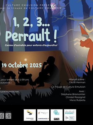 Shop Online 1, 2, 3 PERRAULT at The Junction in Dubai – Shows and Theatrical Plays Dubai Masala