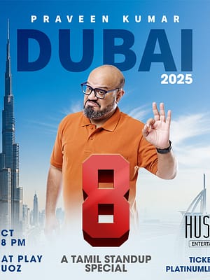 Shop Online 8 – A Tamil stand up comedy show by Praveen Kumar – Shows and Theatrical Plays Dubai Masala