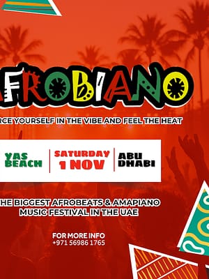 Shop Online Afrobiano Festival at Yas Beach in Abu Dhabi – Nightlife Dubai Masala