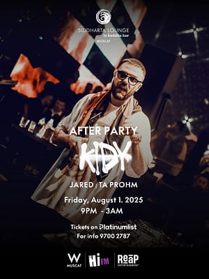 Shop Online After Party Featuring Kidy in Muscat – Nightlife Dubai Masala