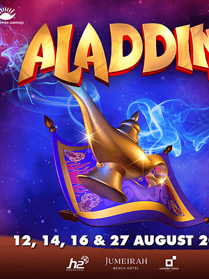 Shop Online Aladdin at Jumeirah Beach Hotel – Shows and Theatrical Plays Dubai Masala