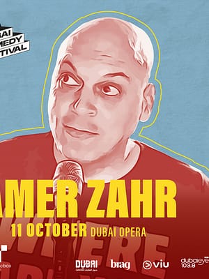 Shop Online Amer Zahr Live at Dubai Comedy Festival 2025 – Dubai Comedy Festival Dubai Masala