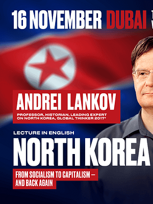 Shop Online Andrei Lankov With the Lecture “North Korea: From Socialism to Capitalism — and a Little Bit Back” in Dubai – Seminar Dubai Masala