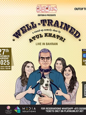 Shop Online Atul Khatri Live in Bahrain – Comedy Events Dubai Masala